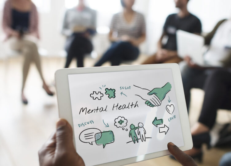 Mental health care sketch diagram